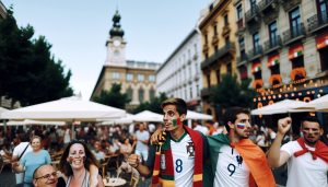 Portugalsko-Francie v Budapešti: Fotbalové zážitky ve městě