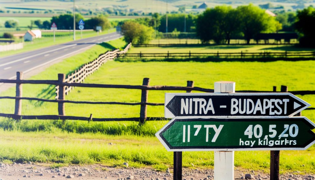 Nitra Budapešť vzdálenost: Kolik kilometrů do maďarské metropole