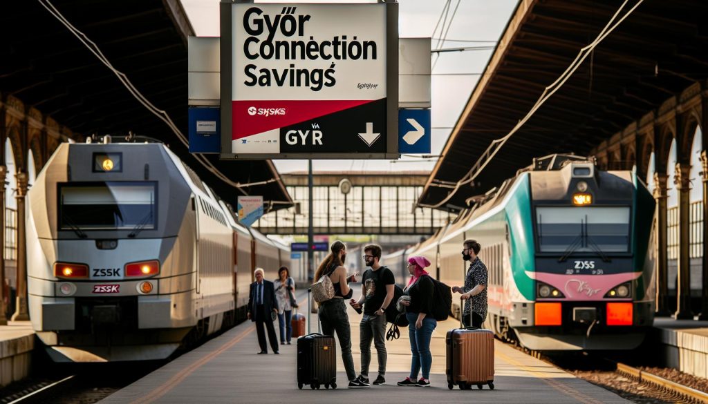 Relační sleva ZSSK MAV Budapešť cez Győr: Ušetři 3 Relační sleva ZSSK MAV Budapešť cez Győr: Ušetři