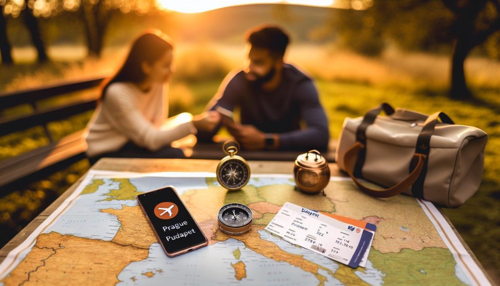 Praha Budapešť vzdušnou čarou: Vzdálenost a čas cesty