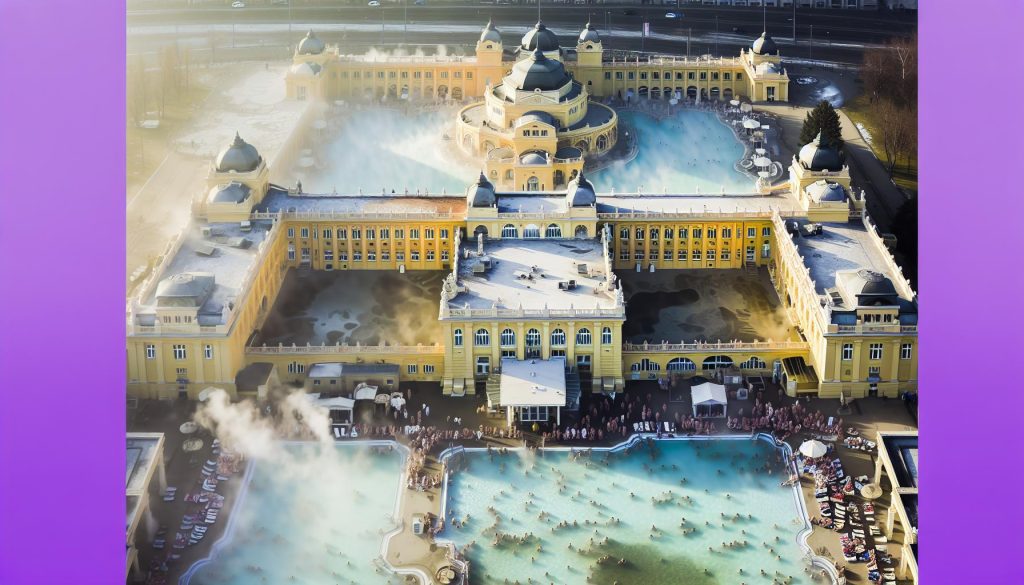Termální lázně Széchenyi Budapešť Maďarsko: Největší lázně v Evropě