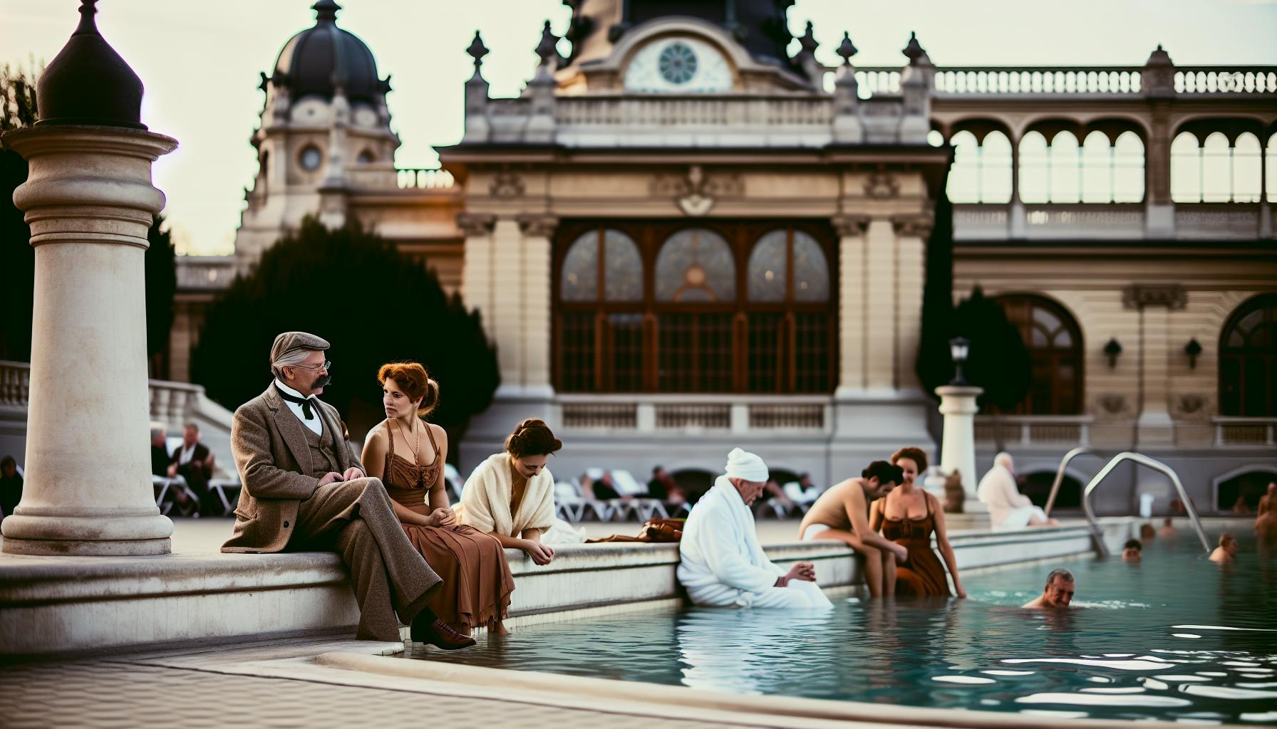 Historie a tradice termálních lázní Széchenyi