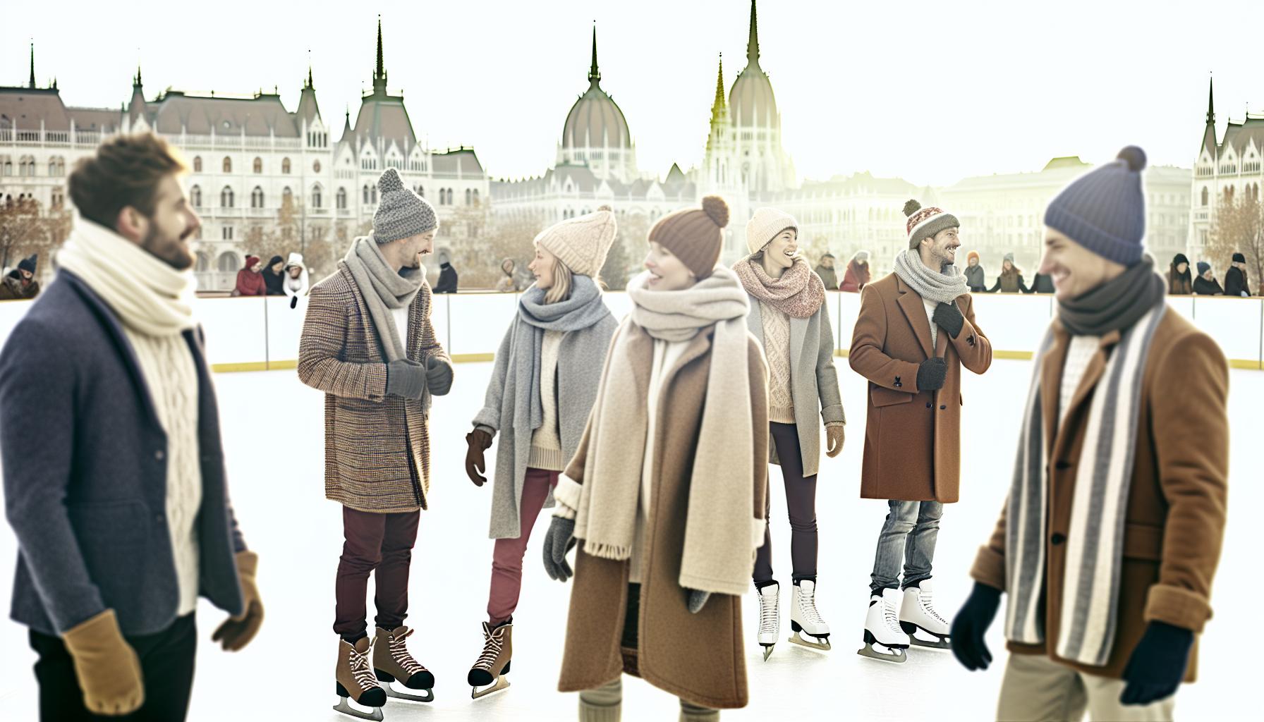 Jak se obléct na zimní bruslení v Budapešti