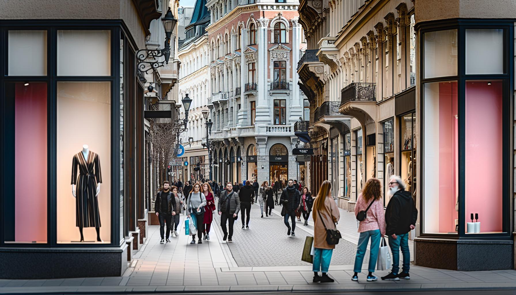 Obchody na Váci utcě: Historie a charakteristika