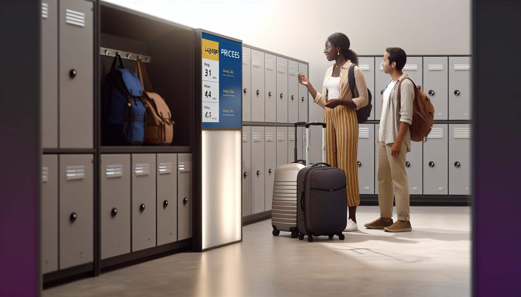 Ceny úschovny zavazadel: Co očekávat