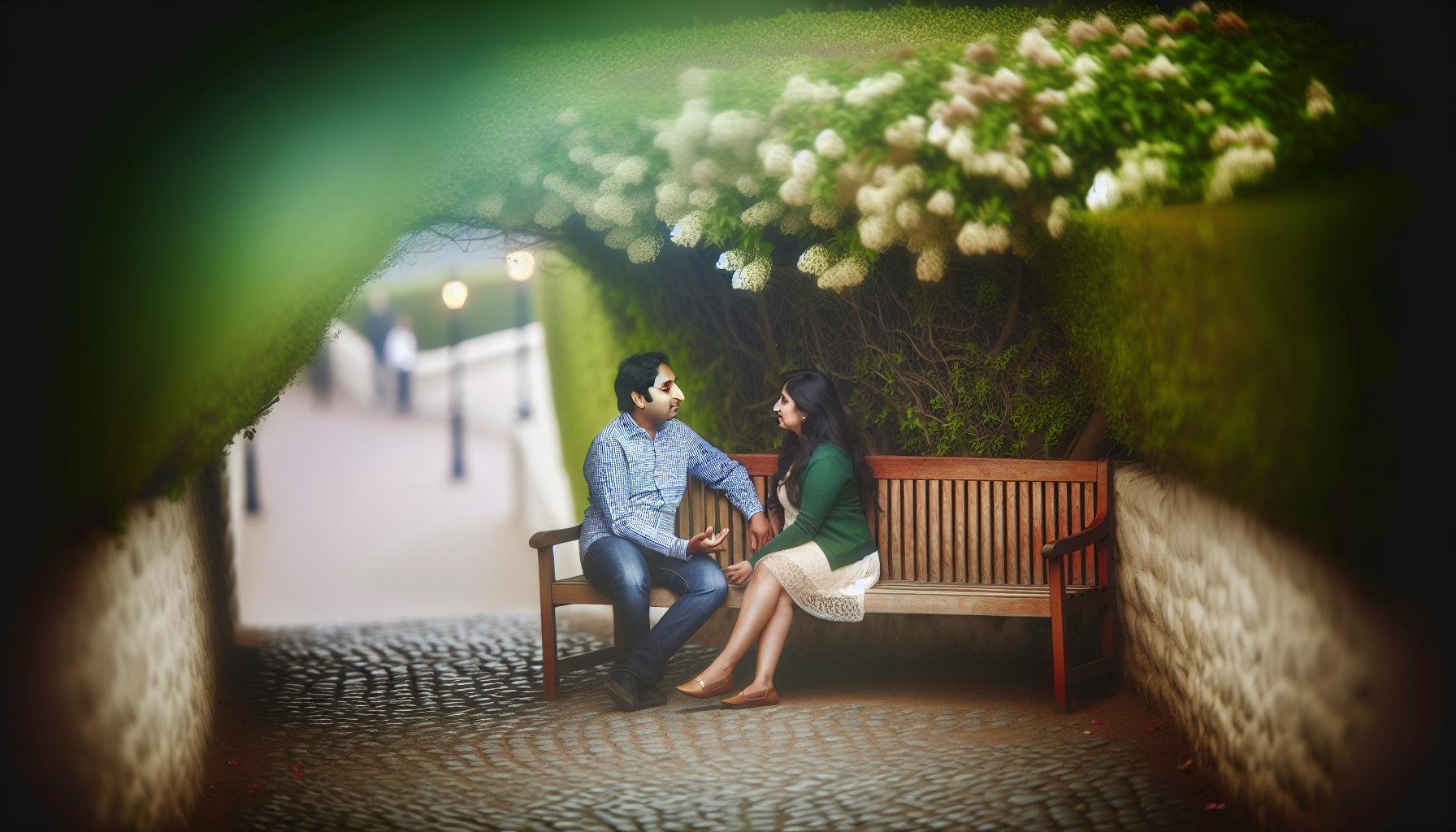 Romantické skryté zákoutí na promenádě