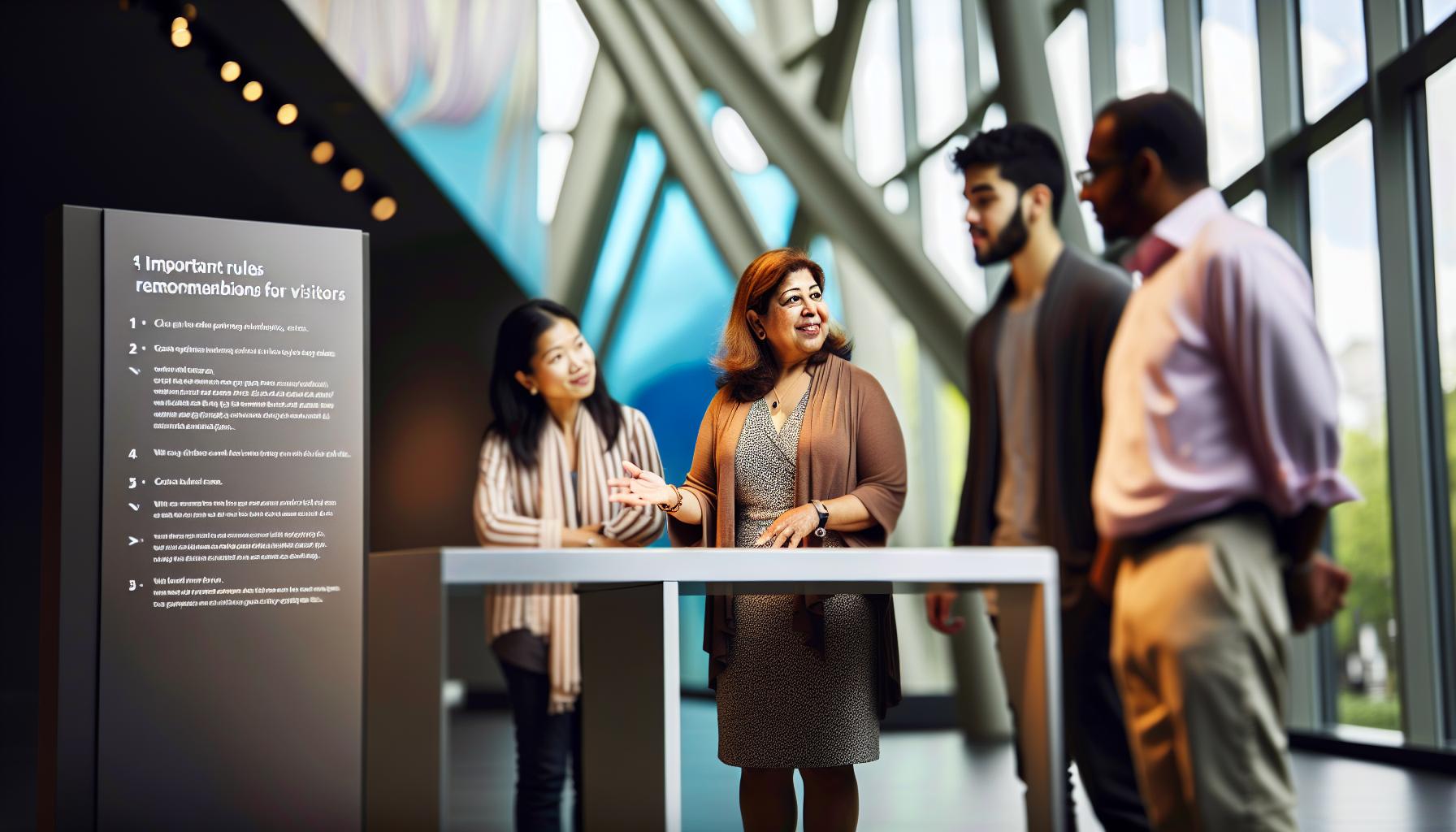 Důležité pravidla a doporučení pro návštěvníky