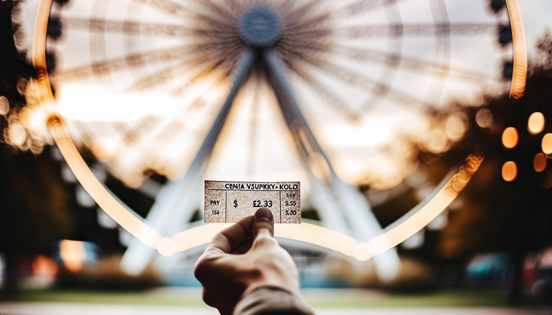 Cena vstupenky na Ruské kolo