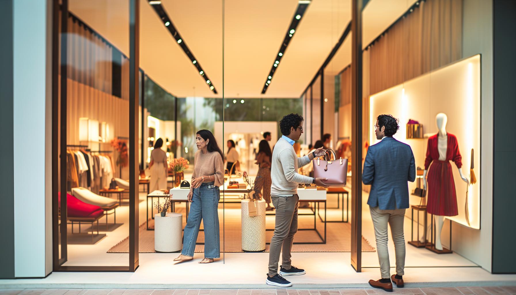 Moderní butiky a obchody s designem