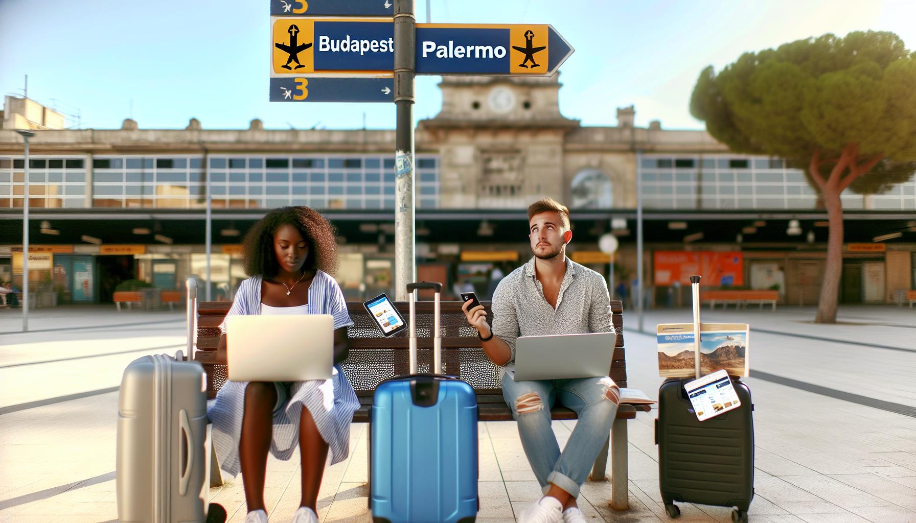 Porovnání cen letenek z Budapešti do Palerma