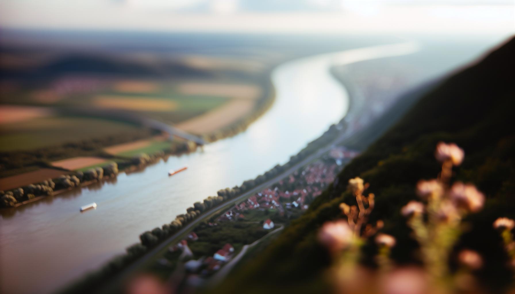 Nezapomenutelný pohled na Dunaj z výšky