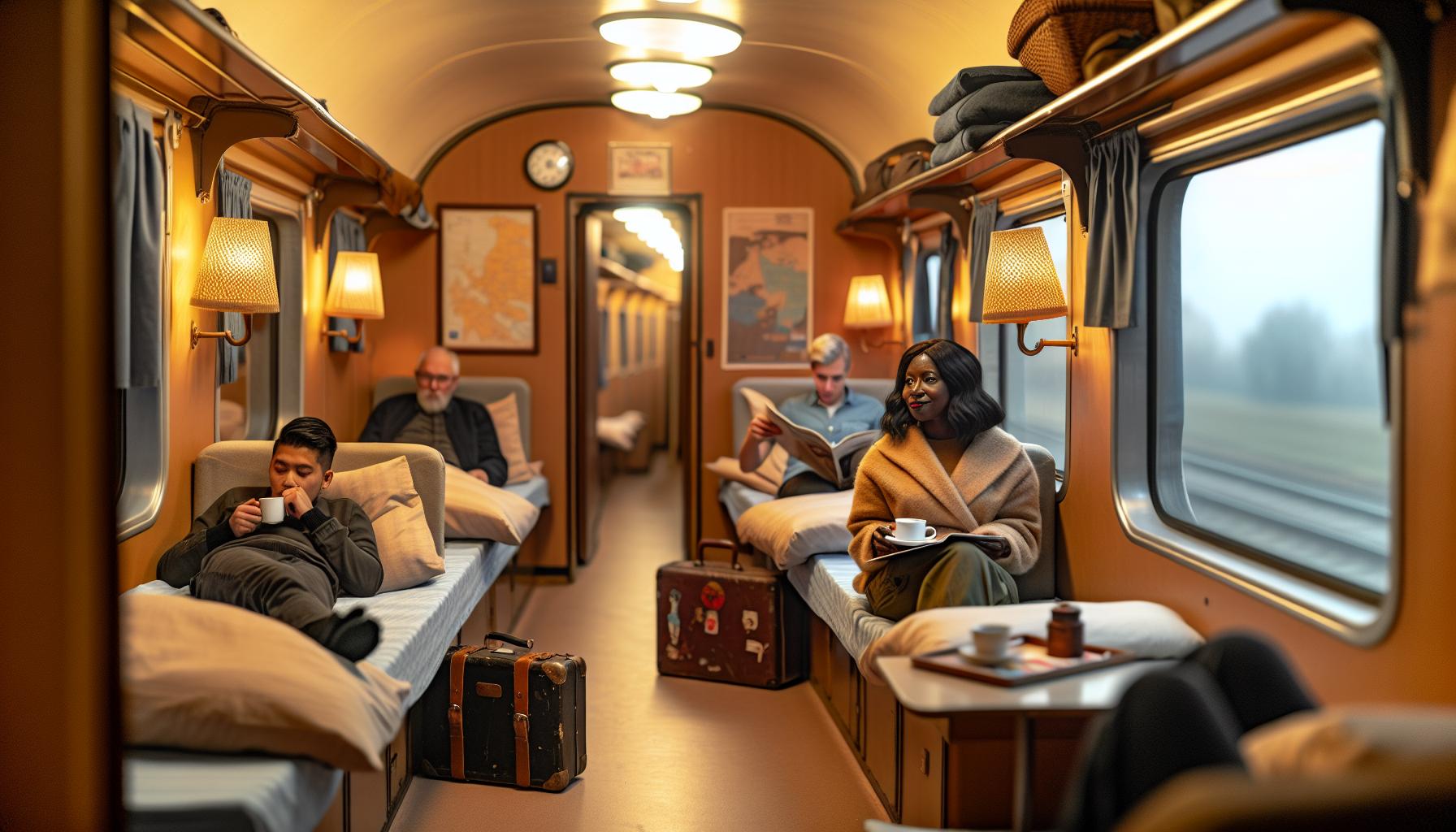 Co očekávat od lůžkového vlaku do Budapešti