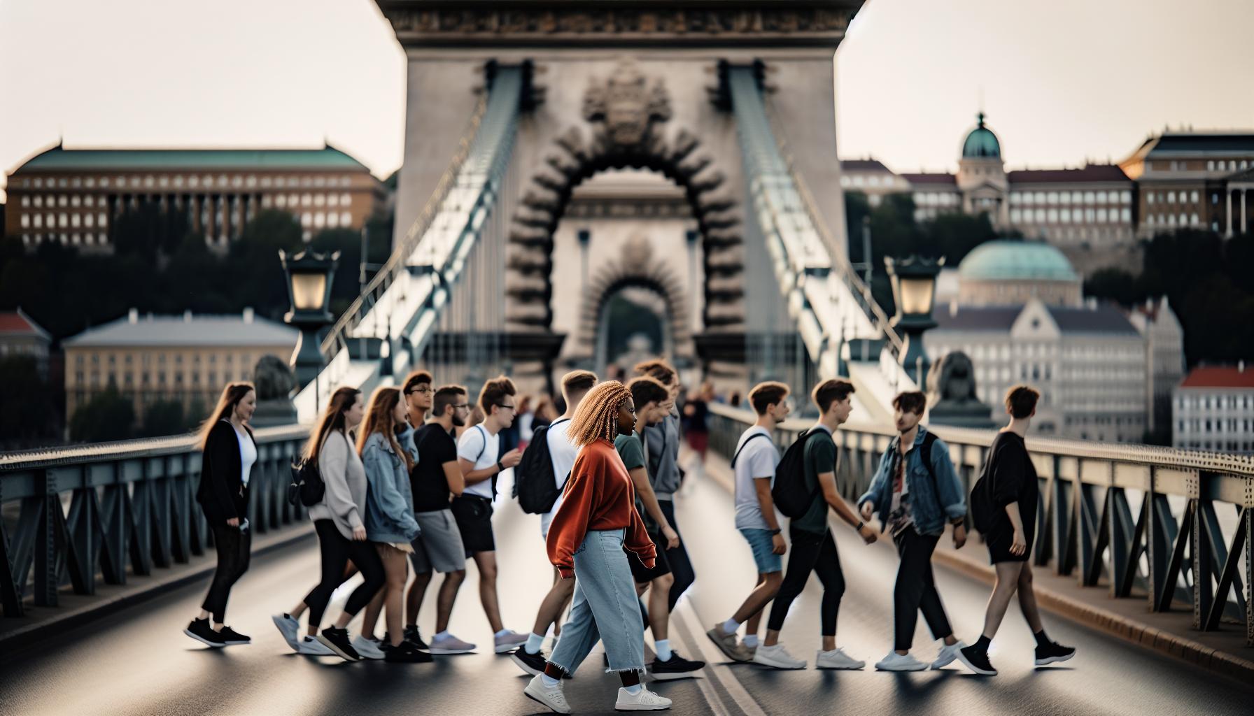 Symbolika řetězového mostu v Budapešti