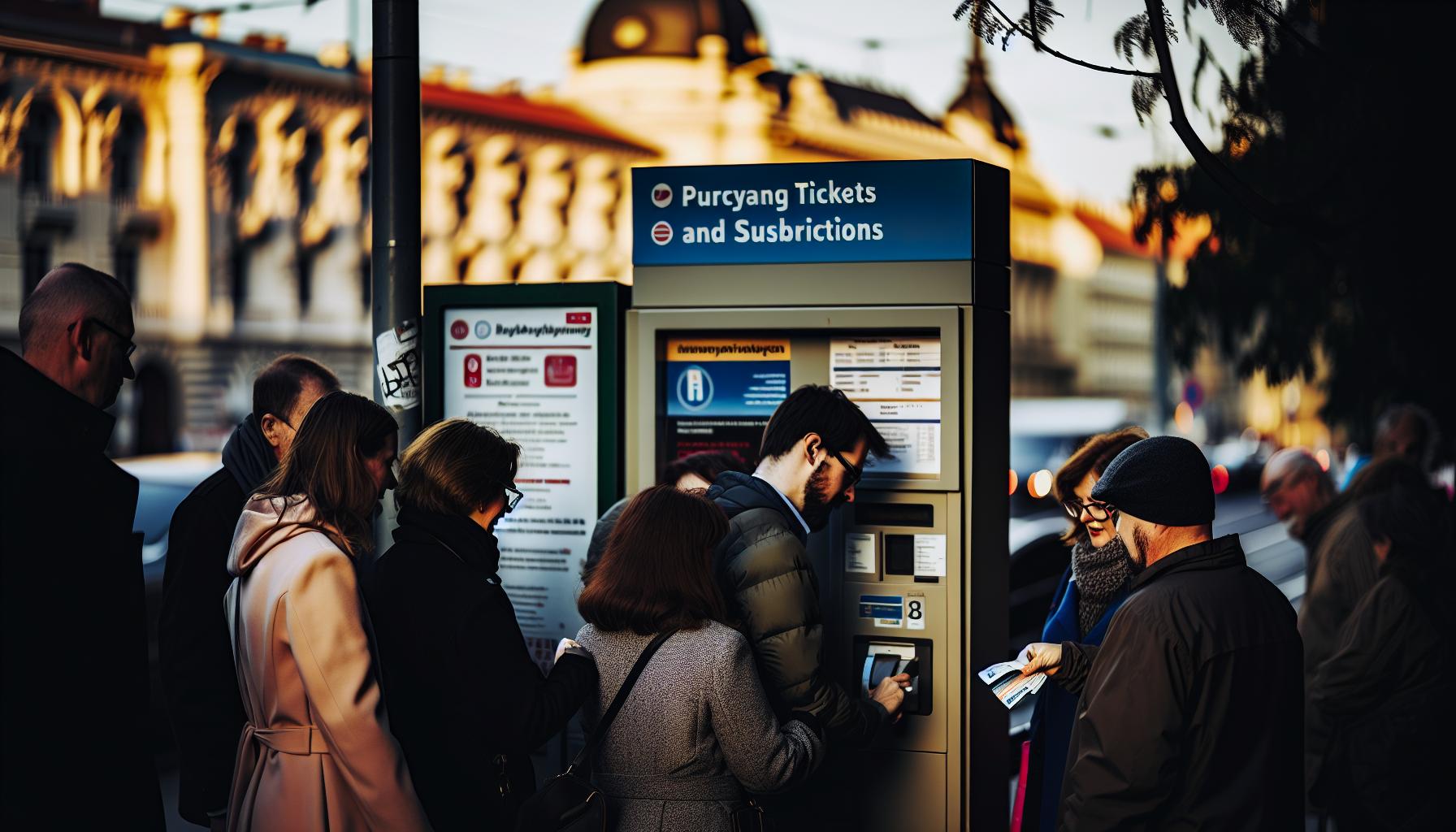 Jak koupit jízdenky a předplatné v Budapešti