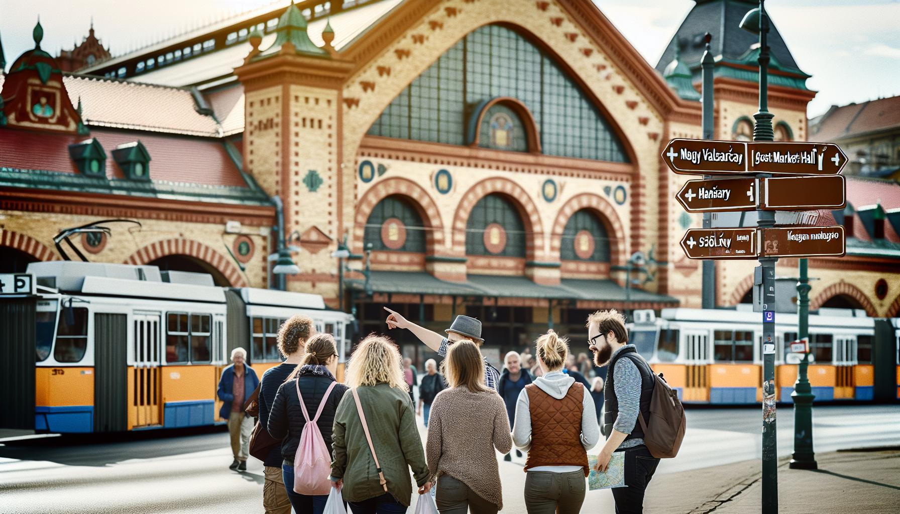 Jak se dostat na Velkou tržnici Budapešť