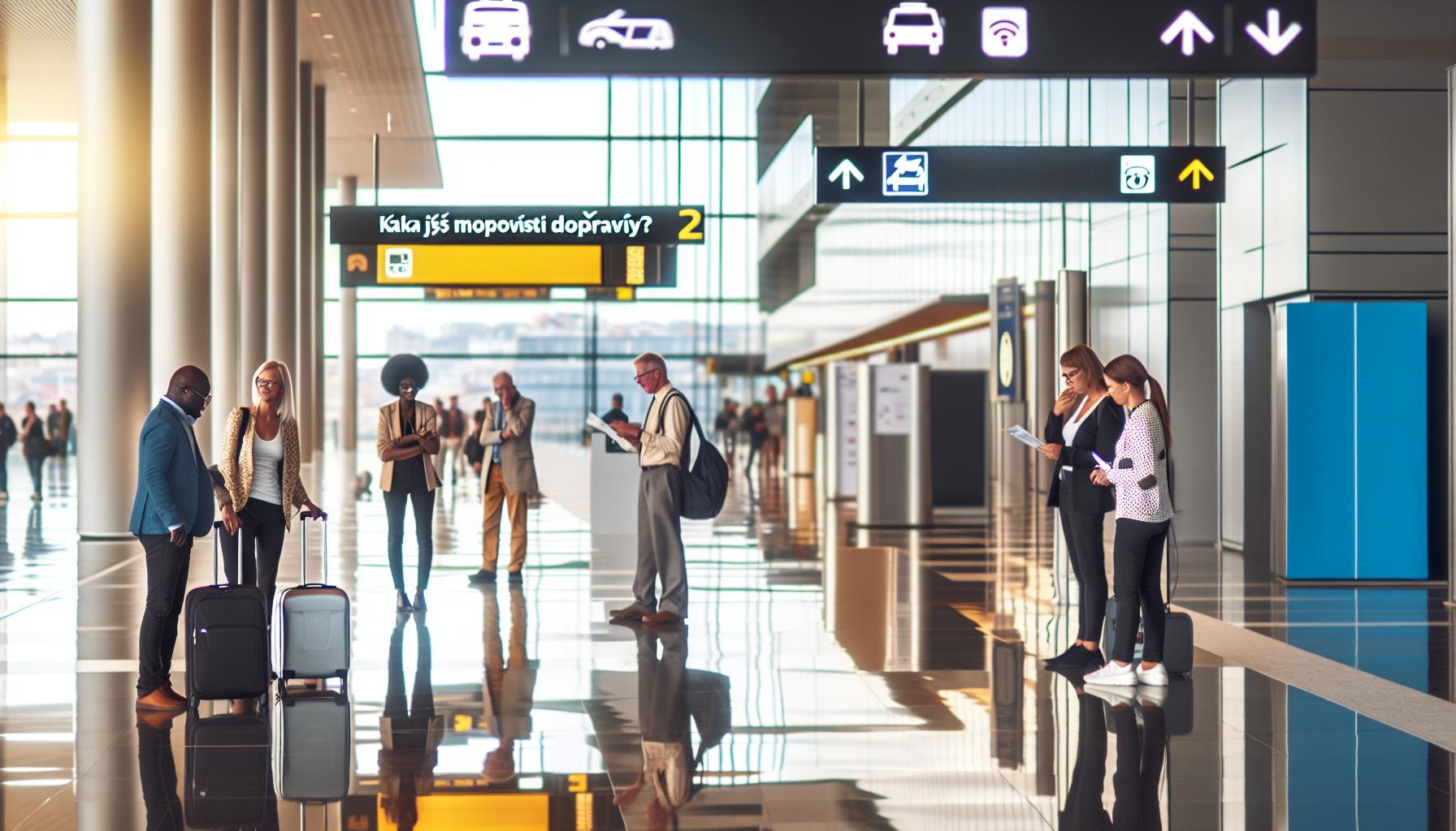 Jaké jsou možnosti dopravy z letiště?