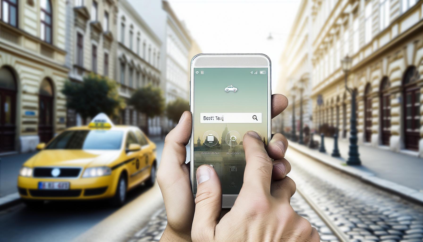 Nejlepší aplikace pro taxi v Budapešti