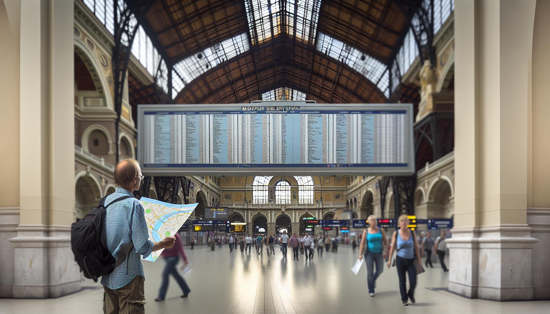 Budapešť Keleti pu: Úvod do orientace na nádraží