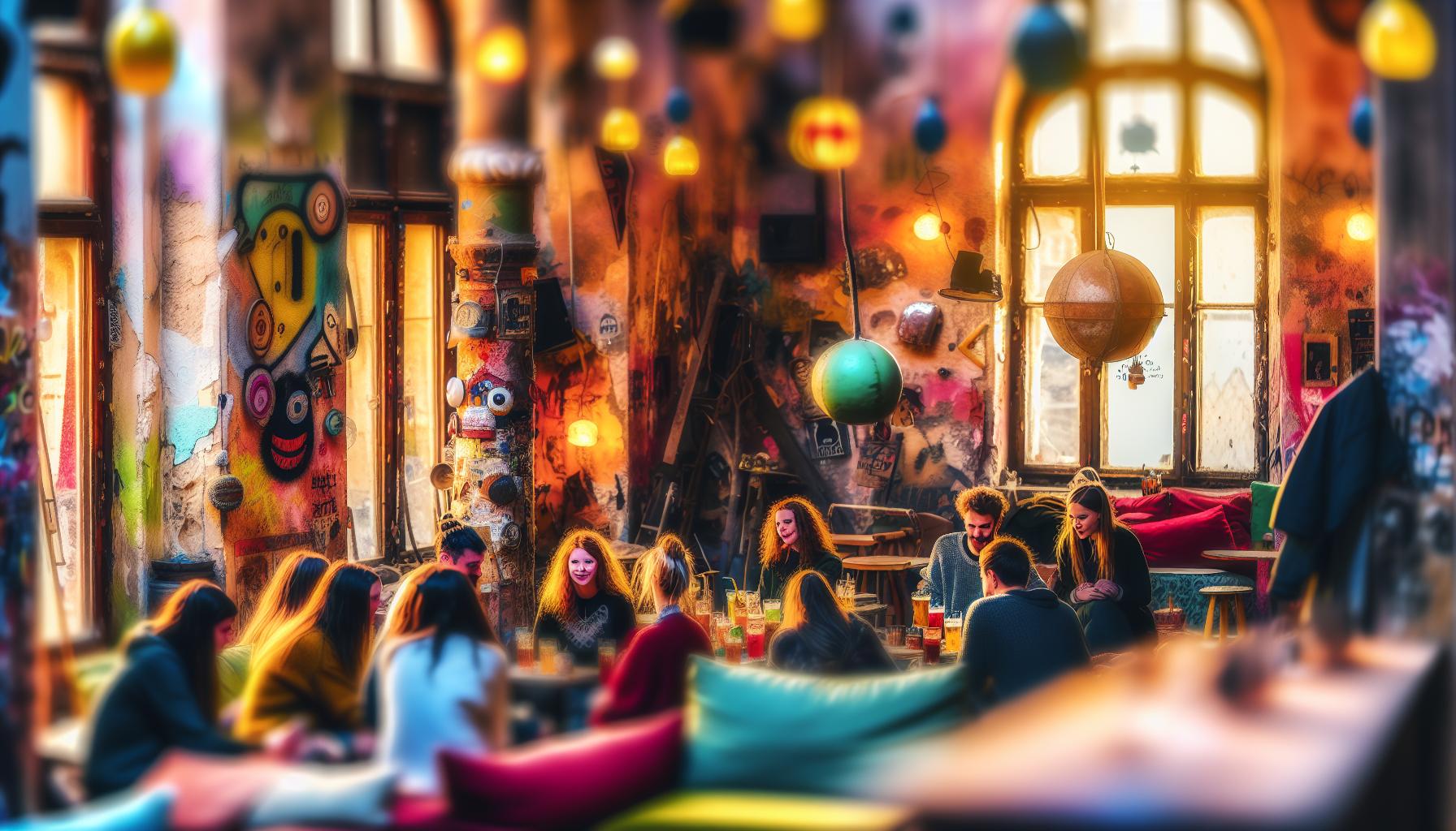 Štědrost a umění v Szimpla Kert: Historie slavného ruin baru