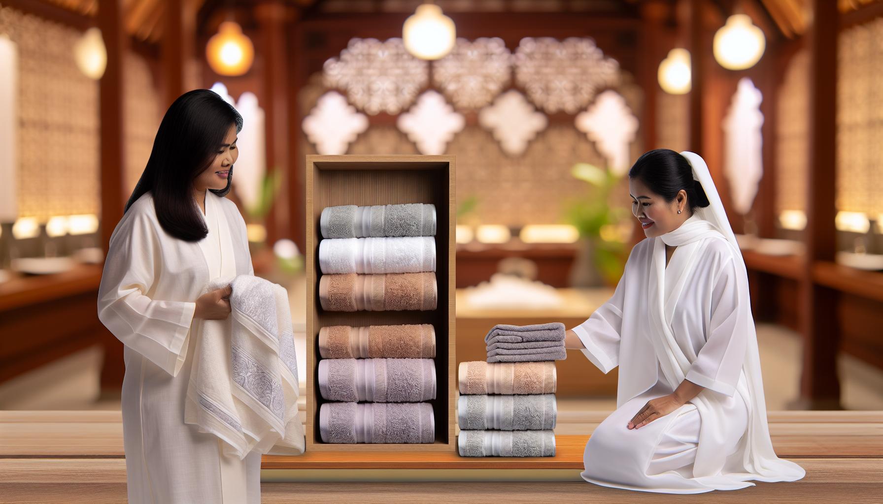 Ručníky: Jaké vybrat pro lázně Rudas?