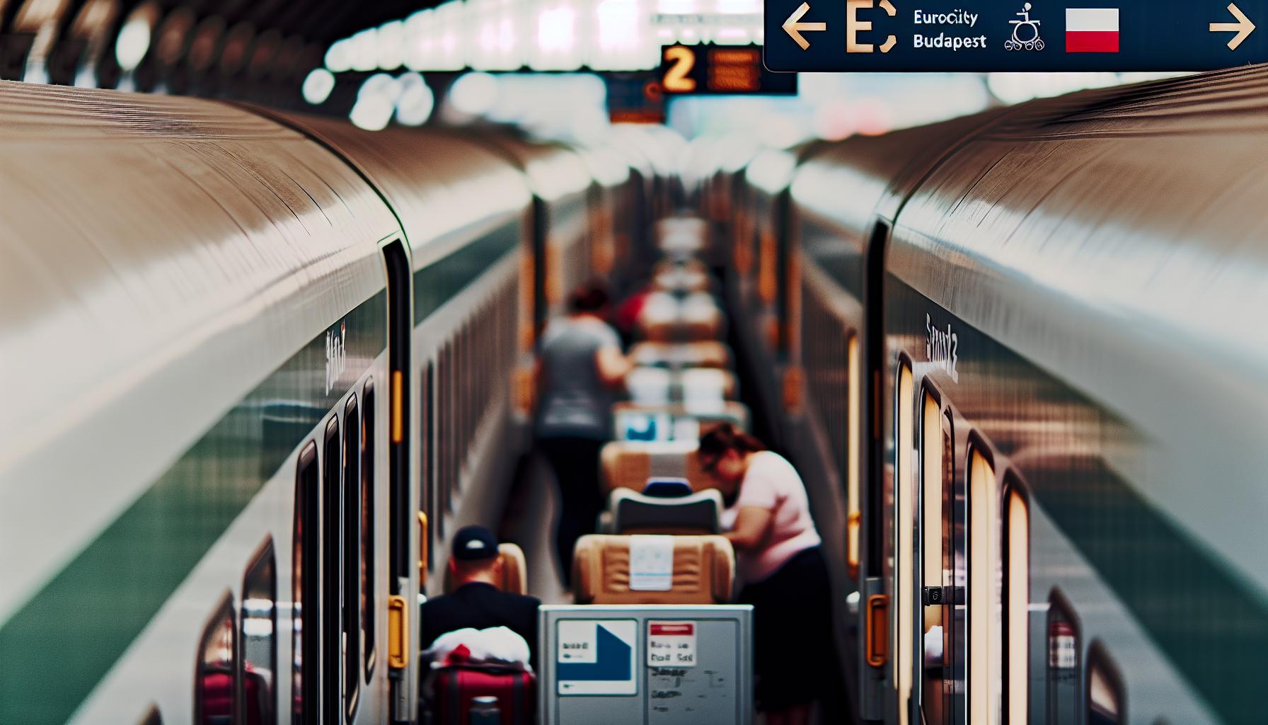 Jak vypadá řazení vlaku EC Budapešť