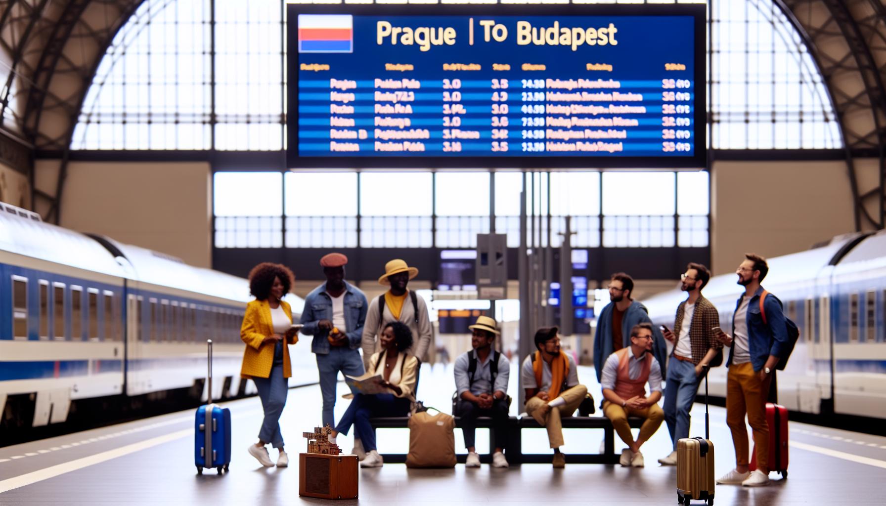 Aktuální jízdní řády vlaku z Prahy do Budapešti
