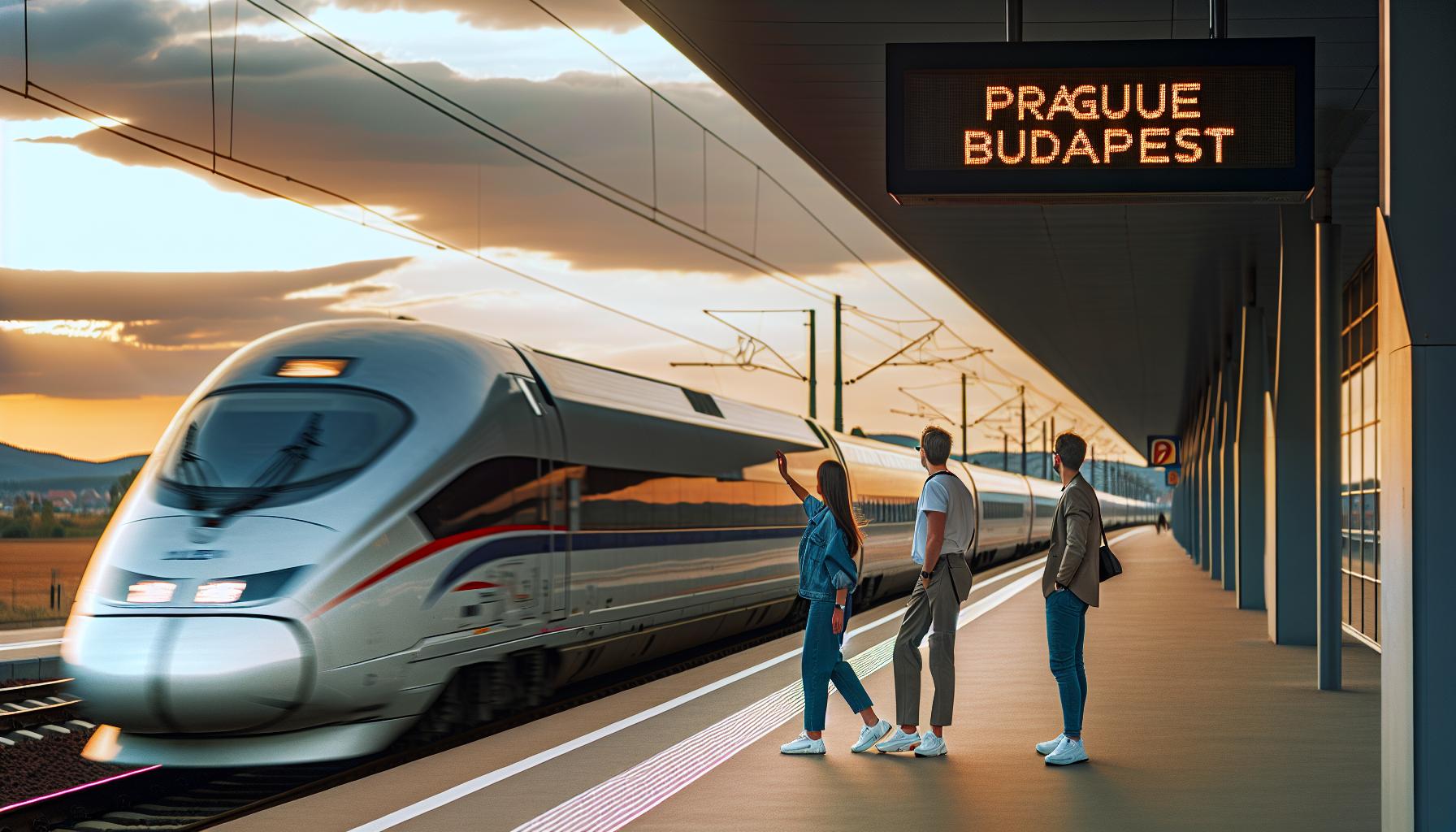 Rychlé vlakové spojení mezi Prahou a Budapeští