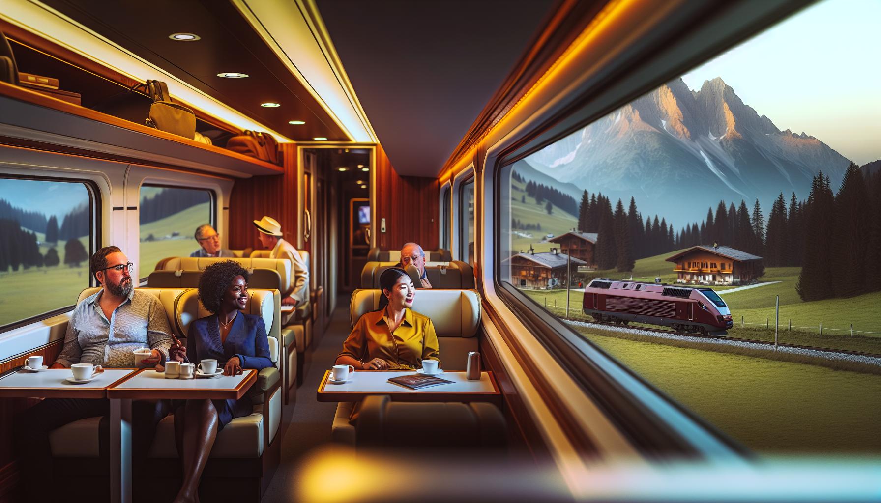 Vlakové spojení: Komfort a scenic routes